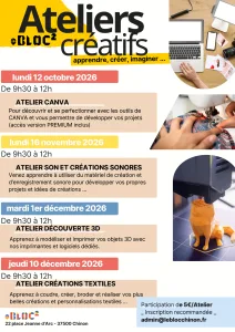 ateliers creatifs fin 2026